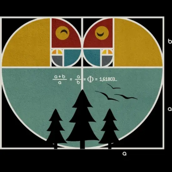 Women's Design By Humans Fibonacci's Nature Love By Maryedenoa Racerback Tank Top image {1}