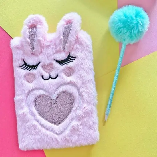 Wrapables Plush Journal, A5 Lined Notebook Diary for Writing and Drawing image {8}