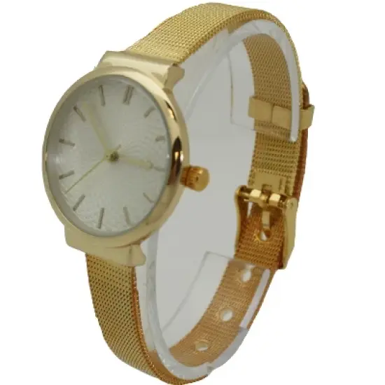 Olivia pratt small face with mesh band watch image {1}