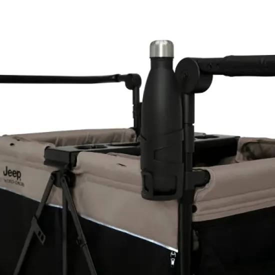 Jeep Gladiator 4-Seater Stroller Wagon by Delta Children - Black/Tan image {9}