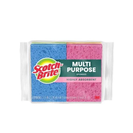Scotch-Brite Multi-Purpose Sponges - 4pk image {12}