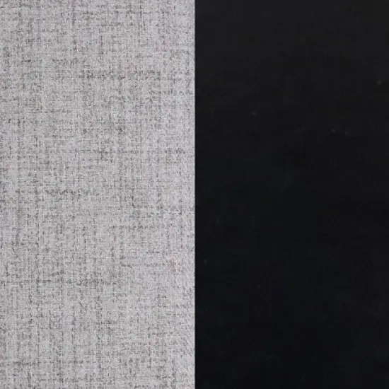 Button Tufted Wall Mount Headboard King Feather Gray/Matte Black - Nathan James image {4}