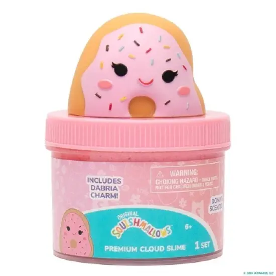 Squishmallows Jar Top Dabria Donut Scented Slimes and Putties: Gross Motor Skills Activity, 0.69oz image {3}