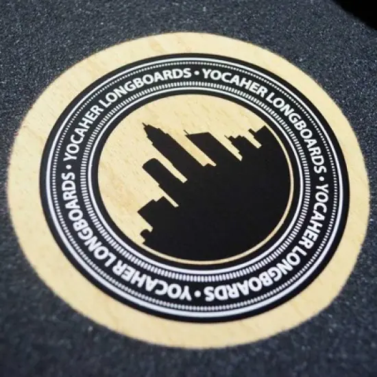 Yocaher 41.25" Drop Down Longboard - Yin Yang image {4}