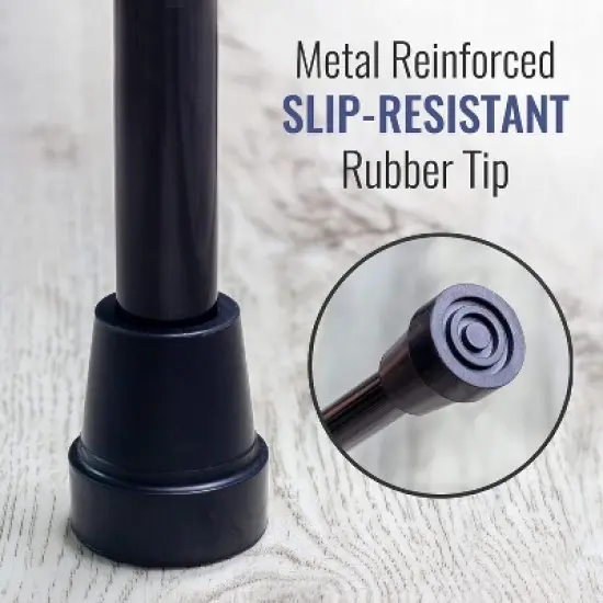 Attop Walking Cane and Walking Stick for Adult Men and Women, FSA Eligible, Lightweight and Adjustable, Ergonomic Hand Grip and Wrist Strap image {4}