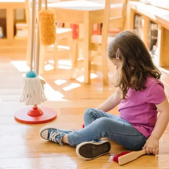 Melissa & Doug Let's Play House! Dust, Sweep & Mop 6pc Set image {7}