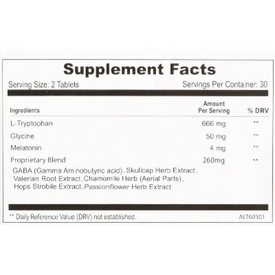 Alteril Natural Sleep Aid Tablets 60 Ct image {2}