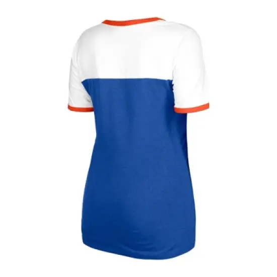 MLB New York Mets Women's Bi Blend Ringer T-Shirt image {2}