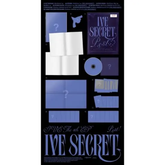 IVE - The 4th EP IVE Secret (Target Exclusive, CD) image {2}