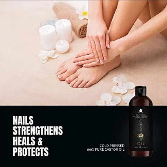 Pursonic Cold Pressed 100% Castor Oil 16oz image {3}