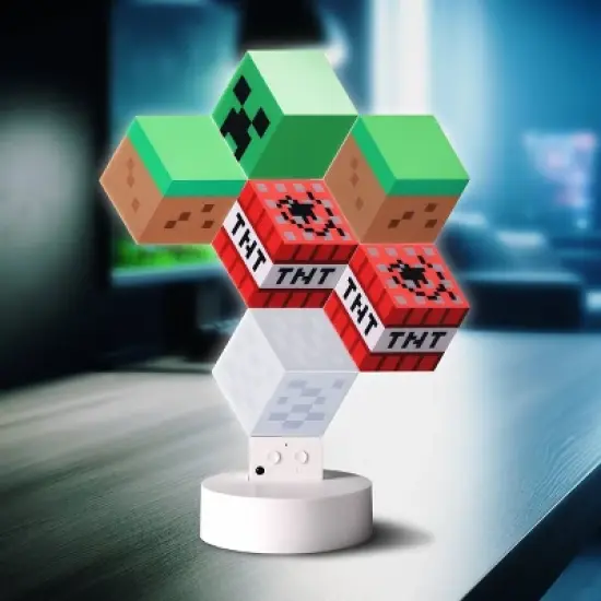 Minecraft MOB and Blocks LED RGB Panel Set of 6 Novelty Wall Lights image {4}