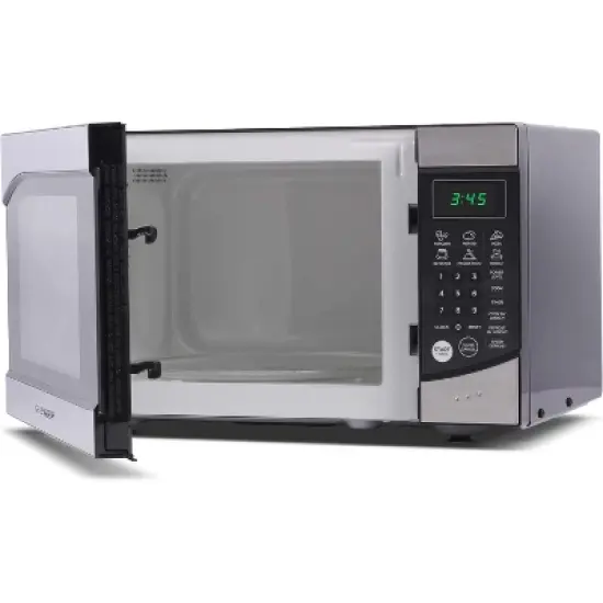 COMMERCIAL CHEF Countertop Microwave 0.9 Cu. Ft. 900W, Black and Stainless Steel image {5}