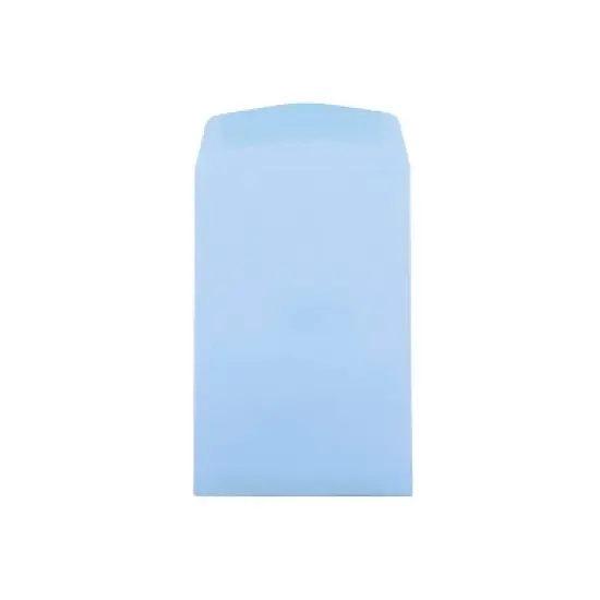 JAM Paper 6 x 9 Open End Catalog Envelopes Baby Blue 100/Pack (1285578) image {3}