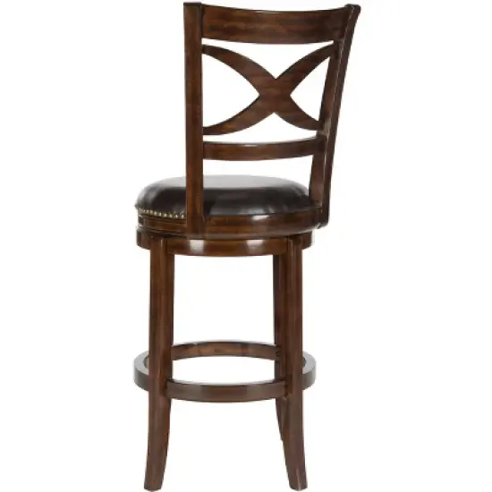 Santino Swivel Bar Stool  - Safavieh image {3}