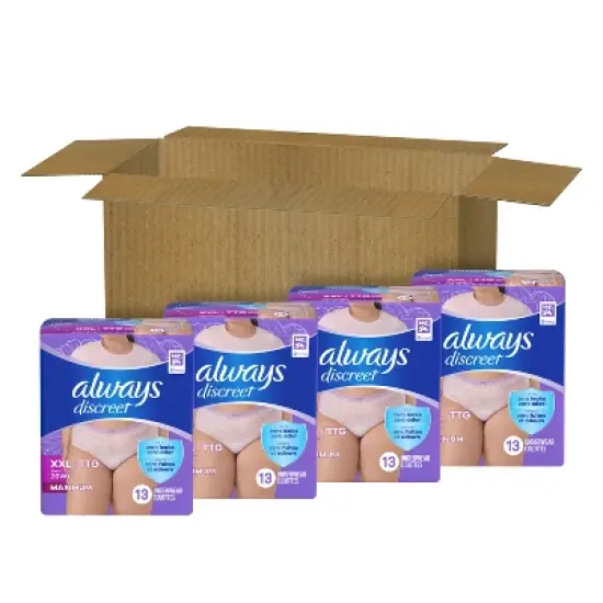 Always Discreet Maximum Underwear - XXL - 52ct image {11}