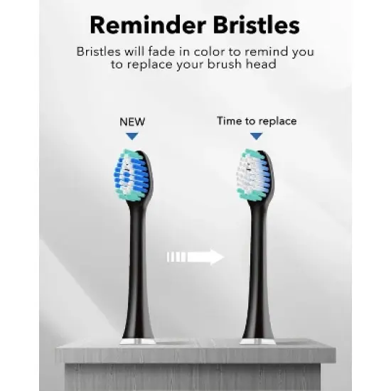 MySmile Electric Toothbrush Replacement Heads, 6 Packs image {1}