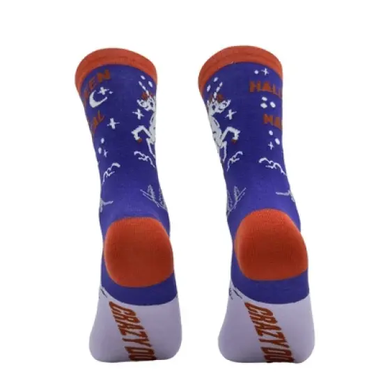 Crazy Dog Women's Halloween Is Magical Socks Funny Sarcastic Creepy Unicorn Graphic Footwear image {7}