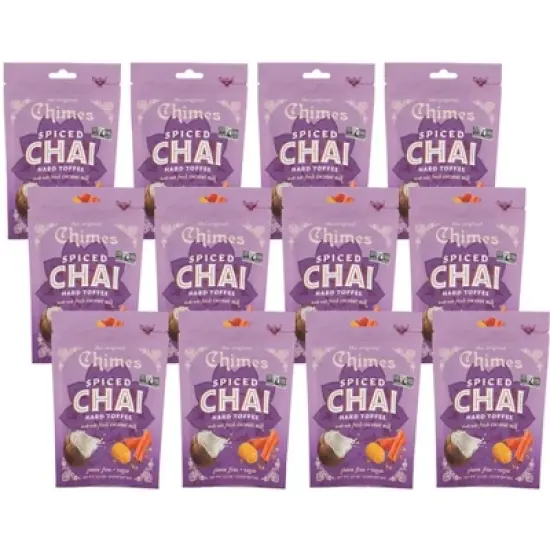 Chimes Spiced Chai Hard Toffee  - Case of 12/3.5 oz image {5}
