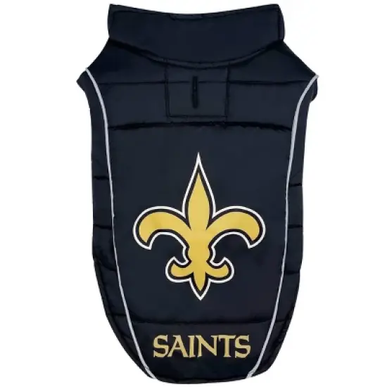NFL New Orleans Saints Pets Puffer Vest image {5}