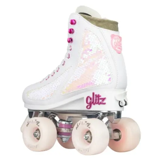 Crazy Skates Glitz Adjustable Roller Skates For Women And Girls - Size Adjustable To Fit 4 Sizes image {1}