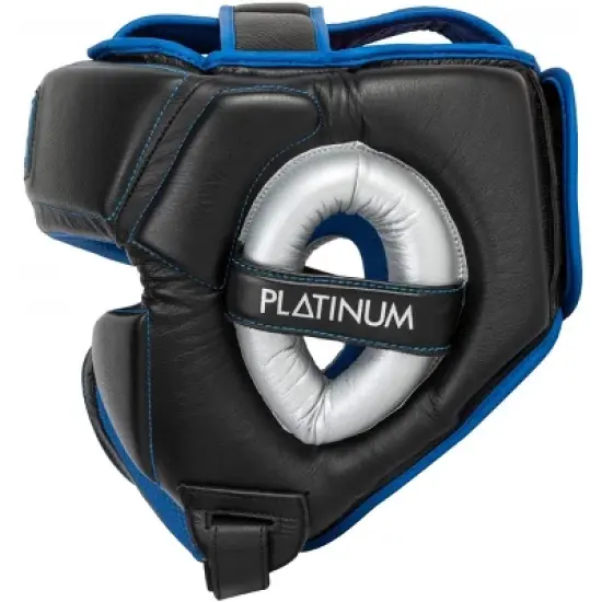 Title Boxing Platinum Perilous Training Headgear - Black/Silver image {1}
