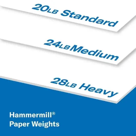 Hammermill Copy Plus Paper 20Lb 92 GE/102 ISO 8-1/2"x11" White 105007RM image {7}