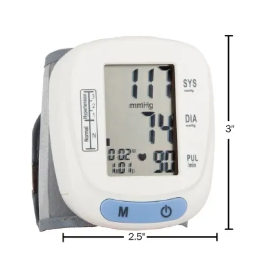 Fleming Supply One-Touch Blood Pressure Monitor with LCD Display Screen image {1}