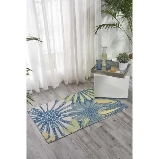 Nourison Home & Garden Floral Farmhouse Indoor/outdoor Area Rug image {1}