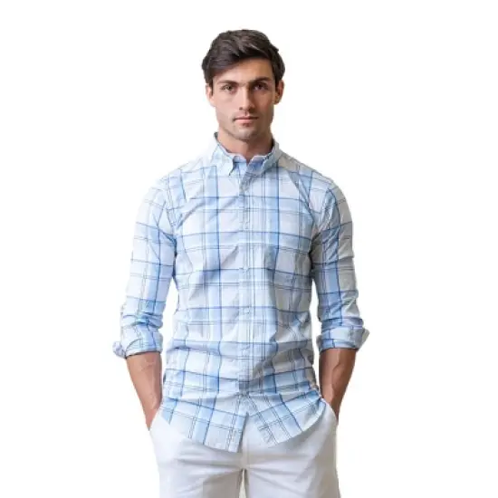 Hope & Henry Mens' Poplin Button Down Shirt image {13}