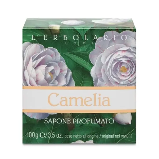 L'Erbolario Camelia Perfumed Bar Soap - Beauty Bar Soap - 3.5 oz image {3}