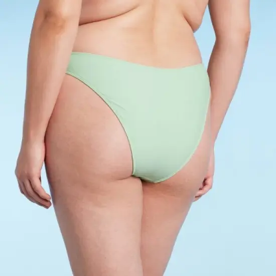 Women's High Leg Extra Cheeky Bikini Bottom - Shade & Shore&trade; Green image {4}