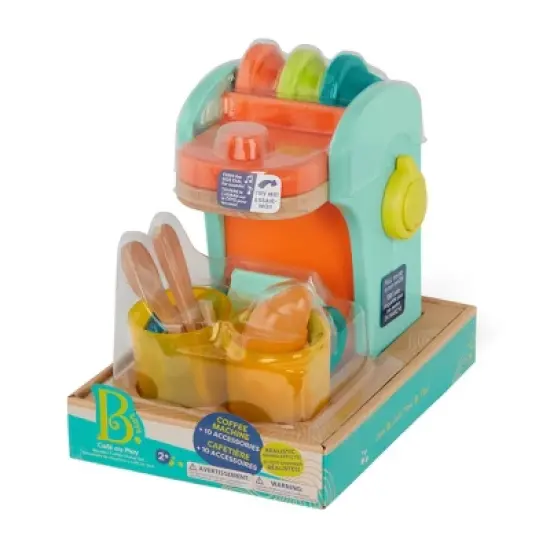 B. toys Wooden Coffee Maker Set - Caf&eacute; au Play image {9}