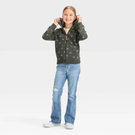 Girls' Halloween Zip-Up Hoodie Sweatshirt - Cat & Jack&trade; image {2}