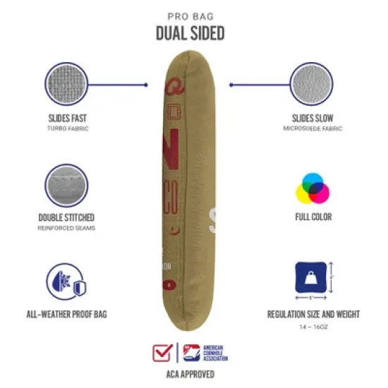 Gameday San Francisco Football Synergy Pro Gold Cornhole Bags (Set of 4) image {2}