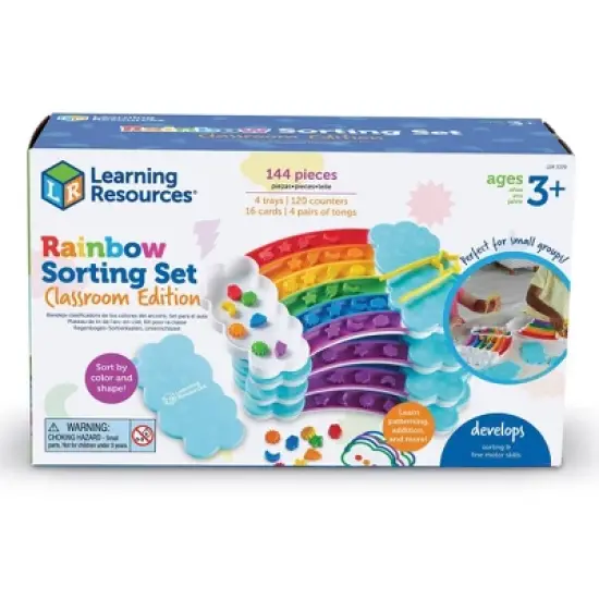 Learning Resources Rainbow Sorting Trays Classroom Edition image {3}