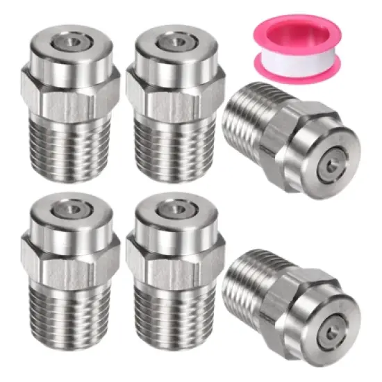 Unique Bargains Stainless Steel Durable Design Universal Surface Clean Tips 6 Pcs image {6}
