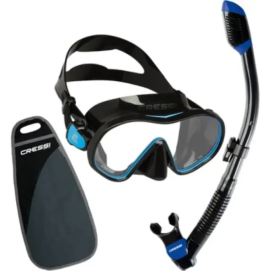 Cressi F-Dual Mask and Supernova Dry Snorkel image {4}