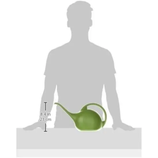 Novelty Indoor Plastic Watering Can, 0.5 Gallon, Green image {3}