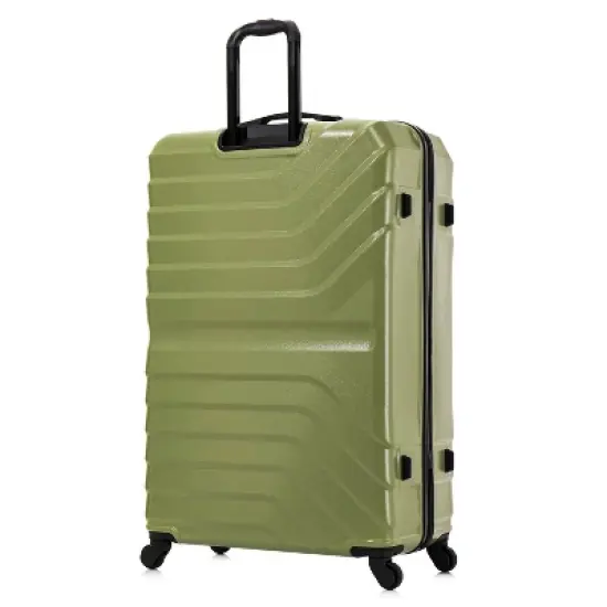 InUSA Aurum Lightweight Hardside Extra Large Spinner Luggage - Green image {5}