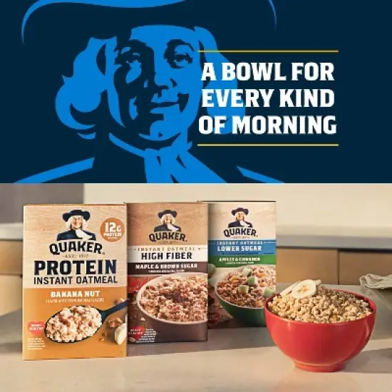 Quaker Instant Maple & Brown Sugar Flavored Oatmeal - 27.3oz/18ct image {7}