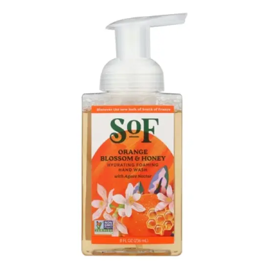 South of France Orange Blossom and Honey Hydrating Foaming Hand Soap - 8 fz image {5}