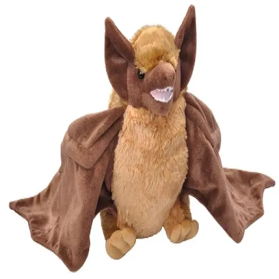 Wild Republic Cuddlekins Brown Bat Stuffed Animal, 12 Inches image {1}