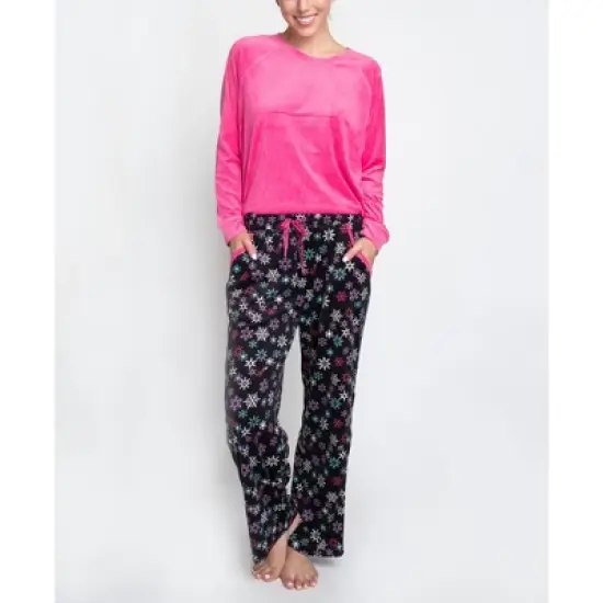 MUK LUKS Women's Winter Warmup Pajama Set image {5}