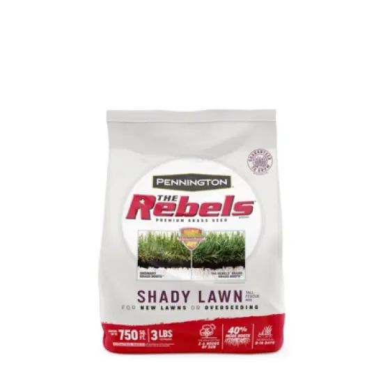 Pennington The Rebels Tall Fescue Grass Dense Shade Grass Seed 3 lb image {1}