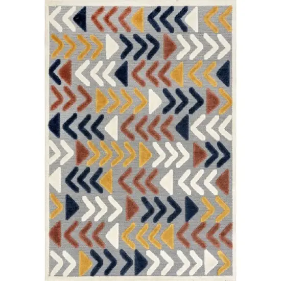 nuLOOM Logan Reverse Arrows Indoor/Outdoor Patio Area rug image {9}