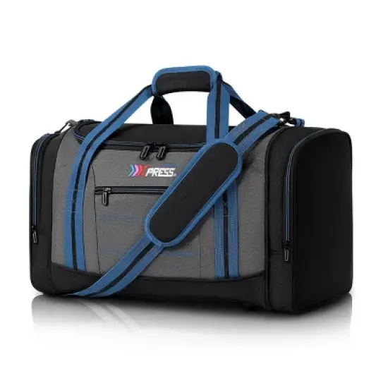 New York Xpress LX-298 Travel Duffel Bags for Women Men, Foldable Sports Gym Bag with Adjustable Strap image {10}