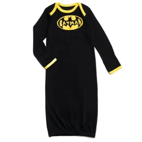 DC Comics Justice League The Flash Superman Batman Baby 3 Pack Sleeper Gowns Newborn  image {3}