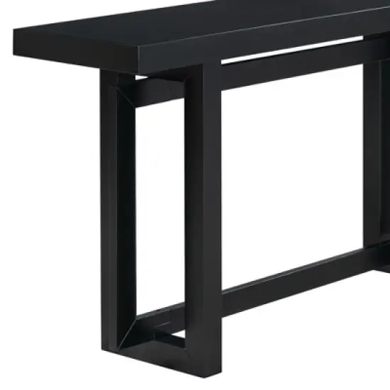 59.1" Modern Industrial Style Console Table - ModernLuxe image {8}