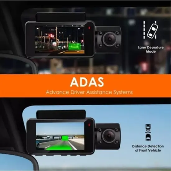 Rexing V3C Dual Channel Front & Cabin 1080p Dash Cam with App Control: Vehicle Electronics image {6}