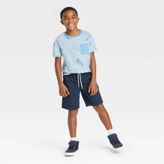 Boys' Twill Pull-On 'At The Knee' Cargo Shorts - Cat & Jack&trade; image {2}